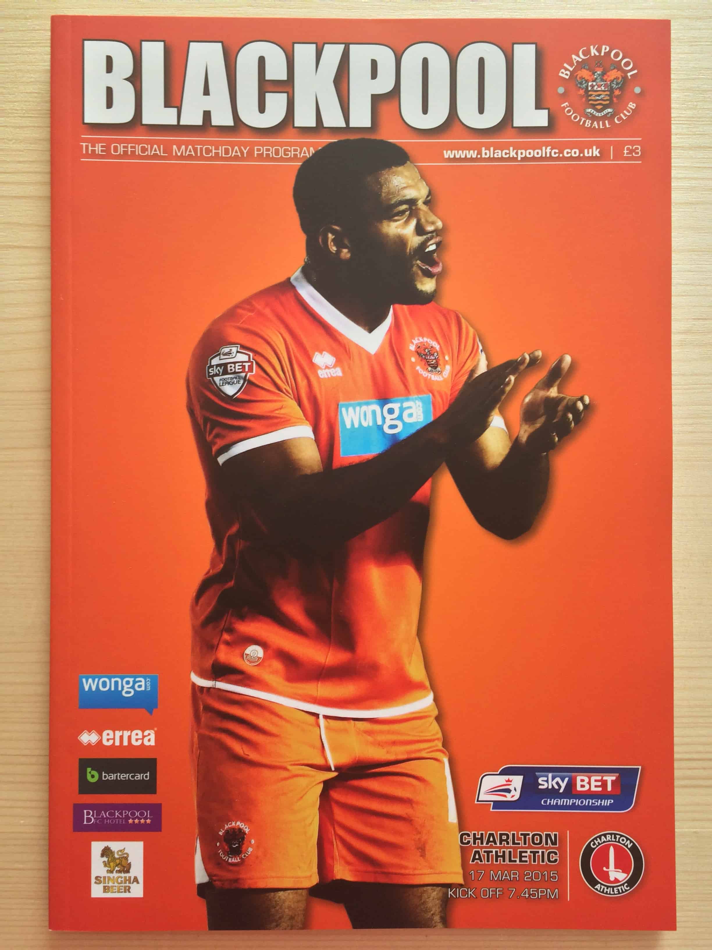 Blackpool FC v Charlton Athletic FC